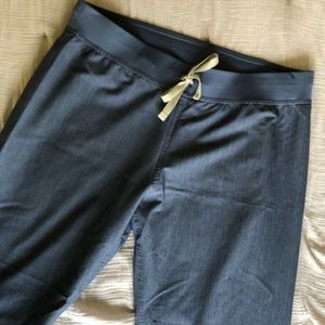 Figs Heather Denim Livingston scrub pant
